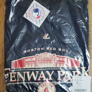 Boston Red Sox Fenway Park History T-Shirt New NWT Navy/Large MLB Genuine